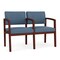 Lesro Lenox 2 Seat Tandem Seating W/ Arm, 44 in W 26 in L 31.5 in H LW2103 - alternate 1
